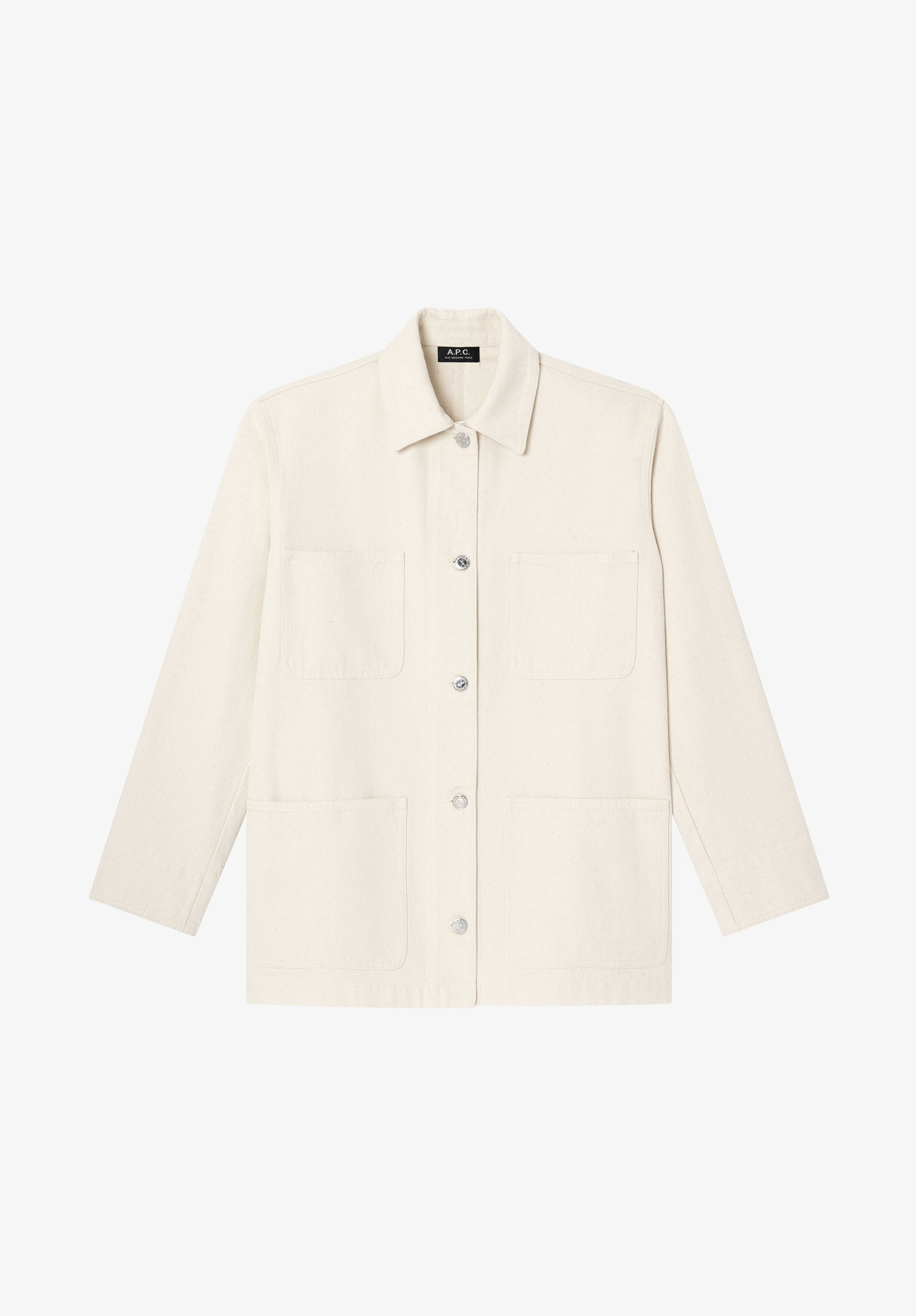Recycled denim workwear jacket - 0