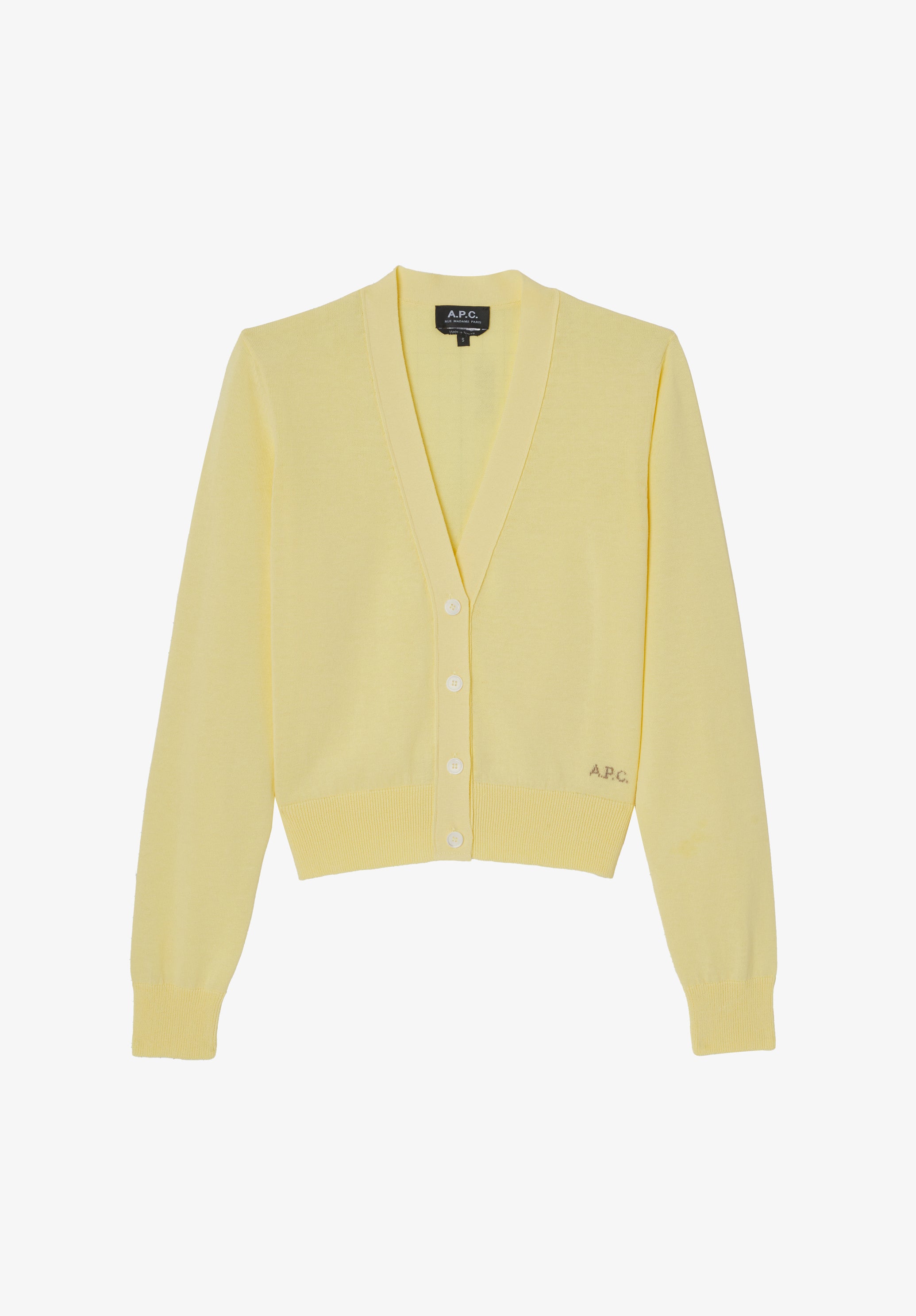 Deep V-neck cardigan - 0