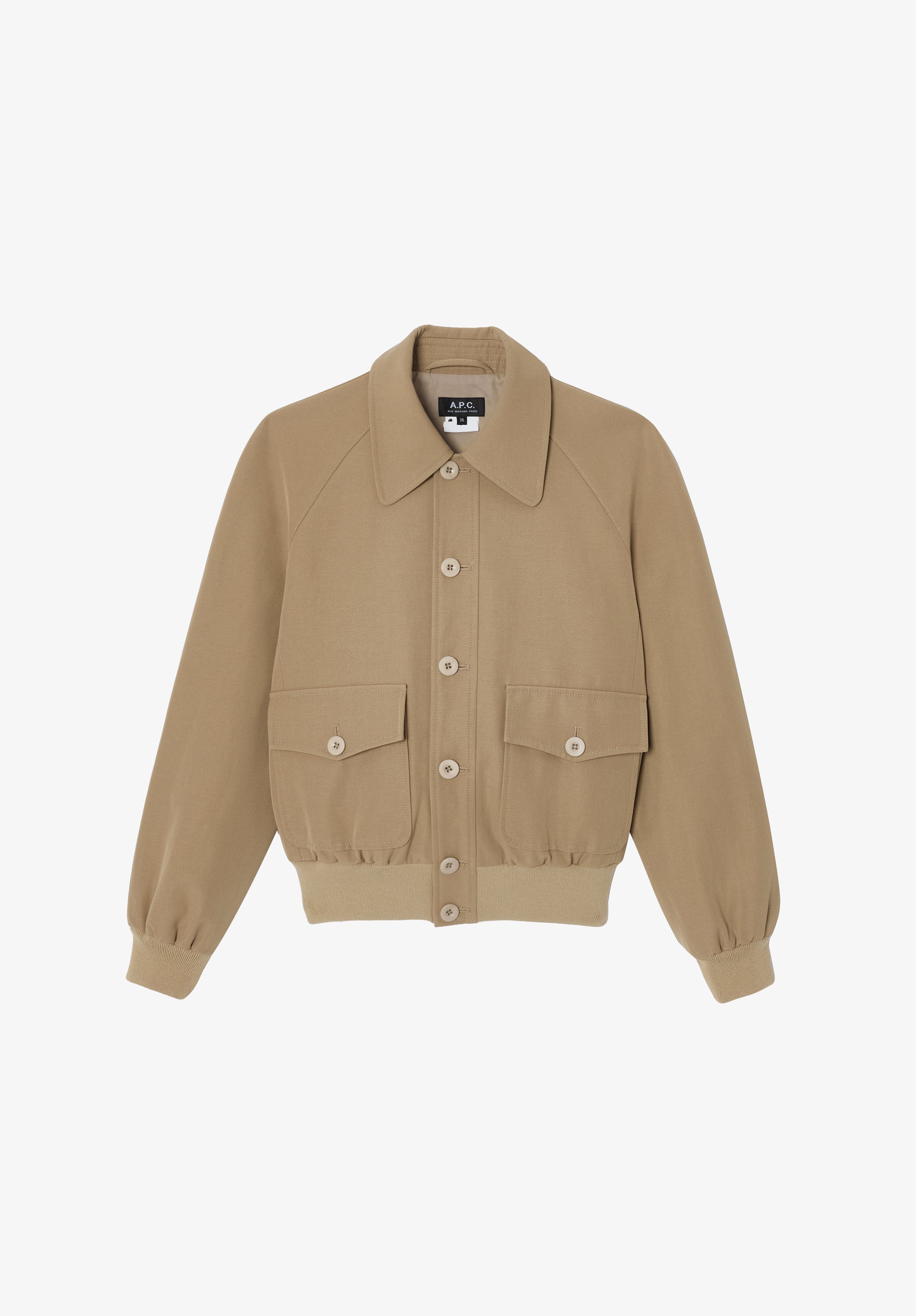 Jacket with raglan sleeves - 0