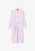 Long pink shirt dress - 0