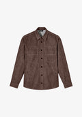 Dark brown denim workwear jacket