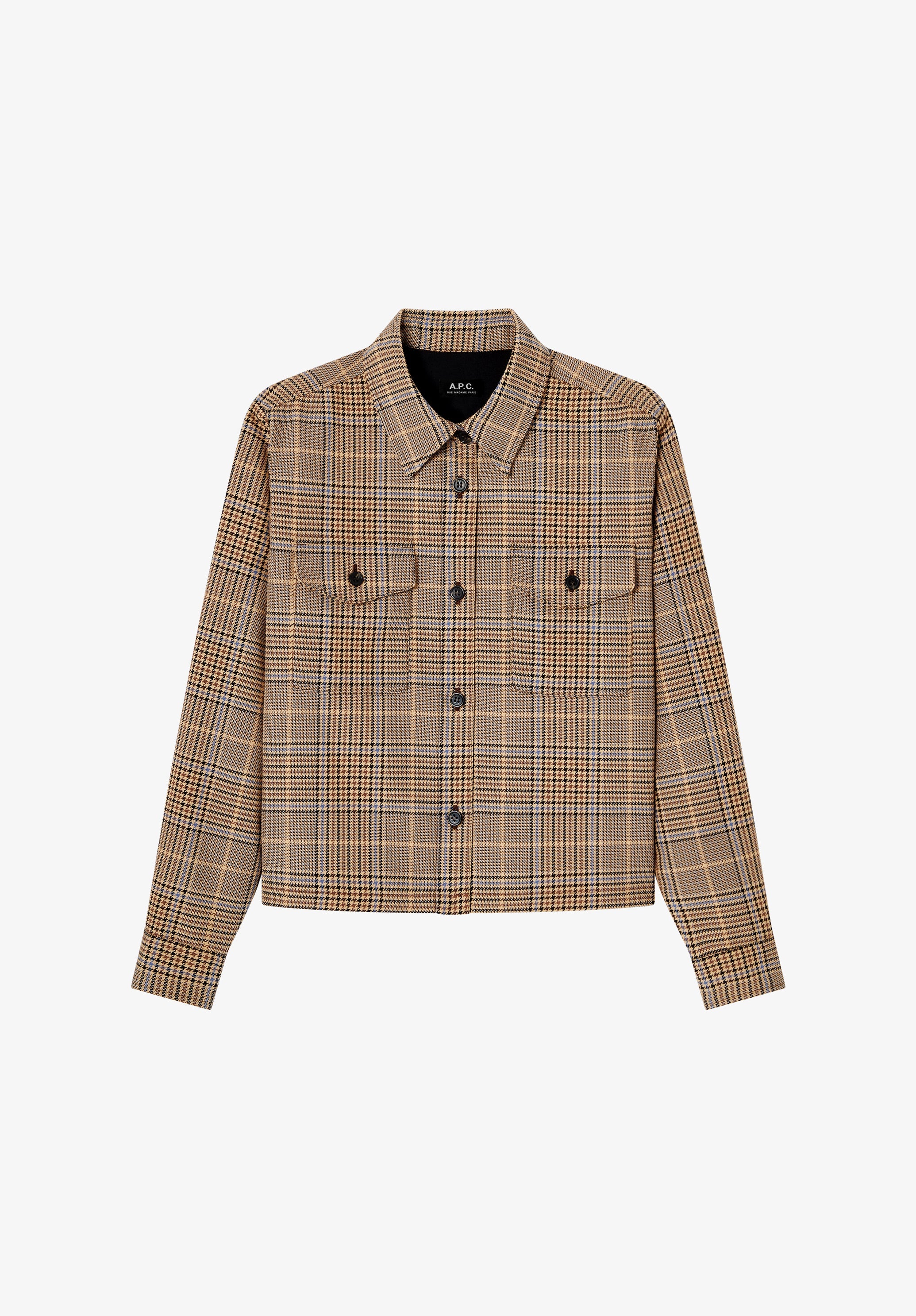 Brown check jacket - 0