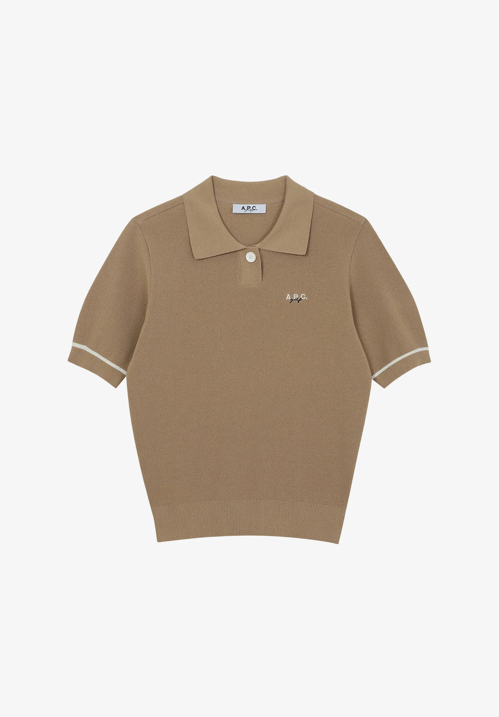 Polo with contrast collar