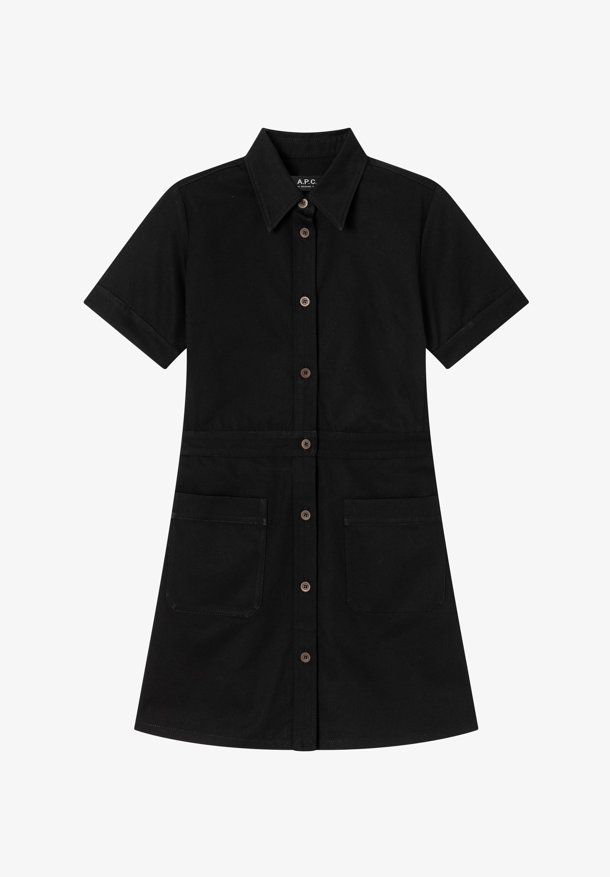 Black moleskin dress - 0