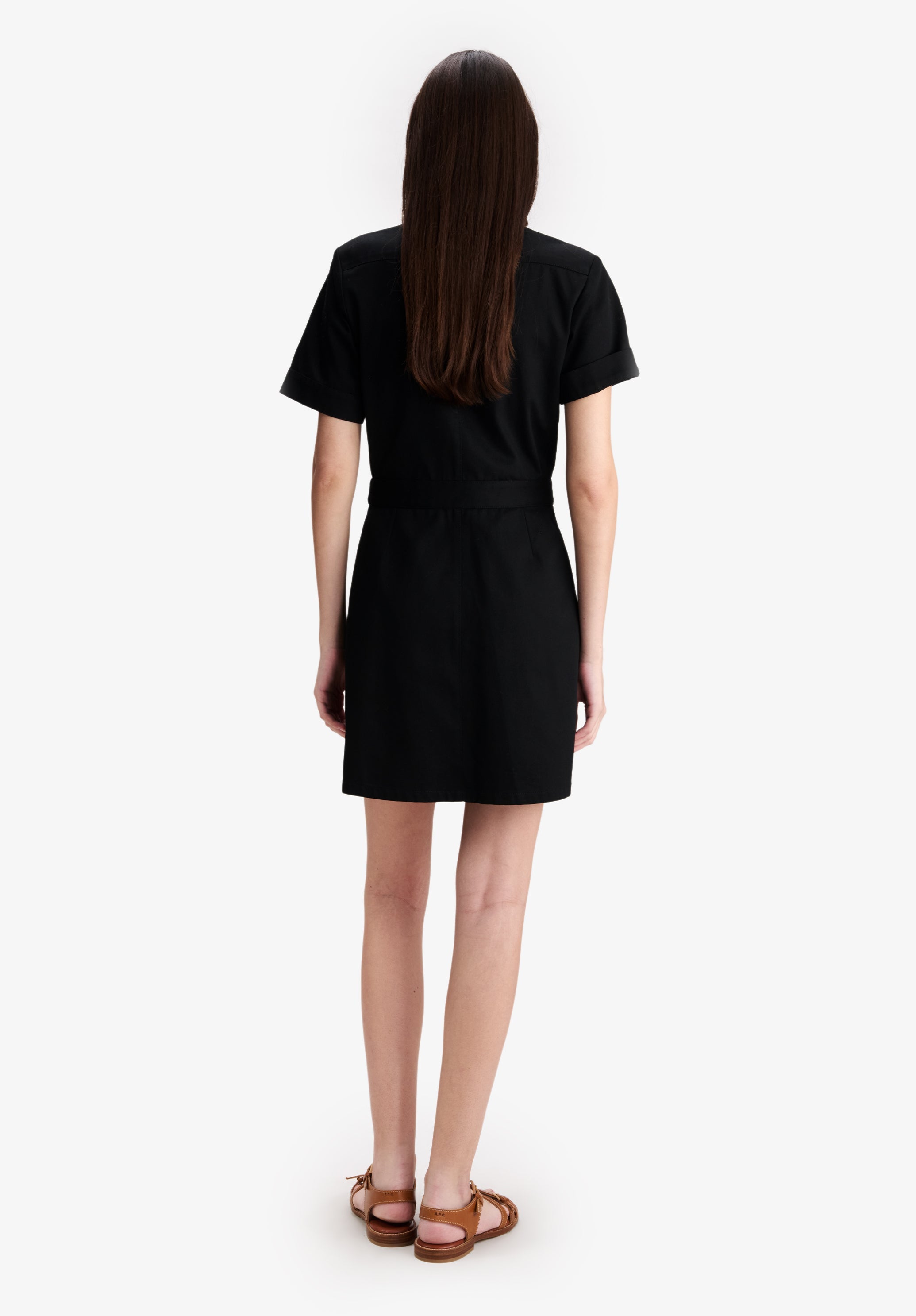 Black moleskin dress - 2