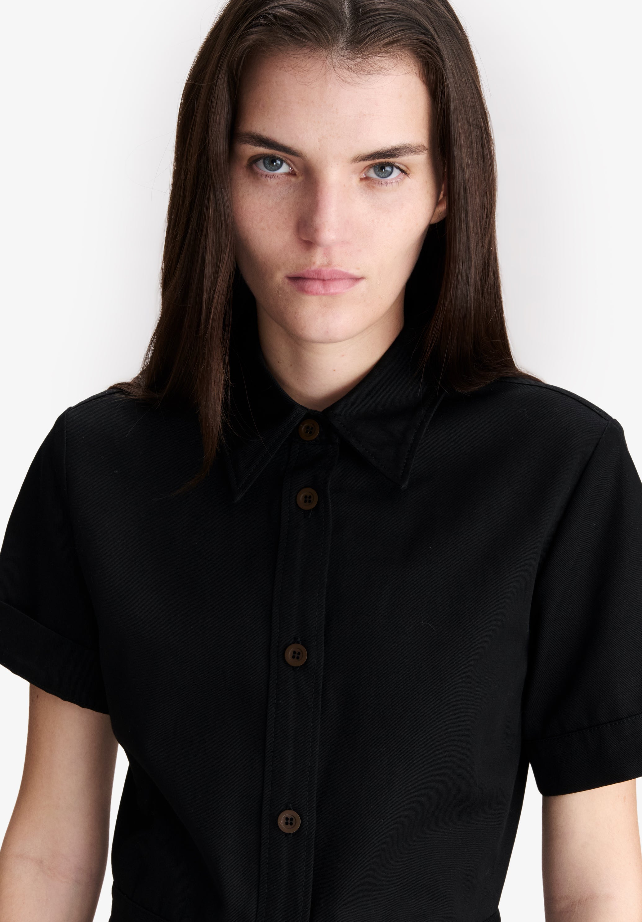 Black moleskin dress - 3