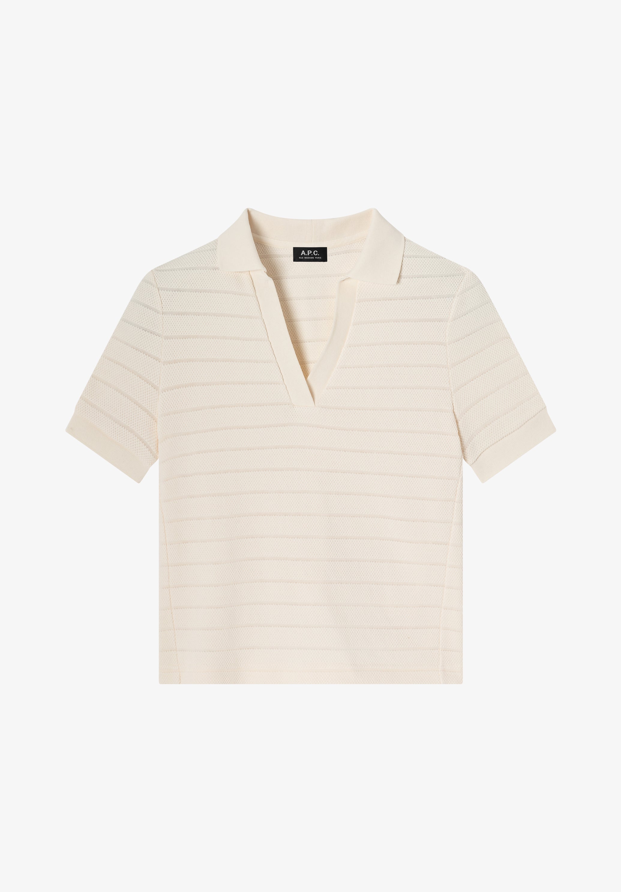 Livia Cropped Polo Shirt - 0