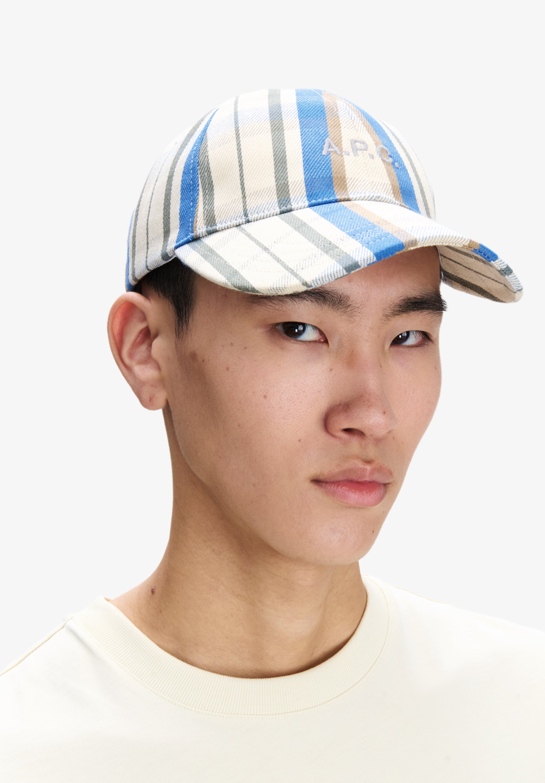 Checked cap - 2