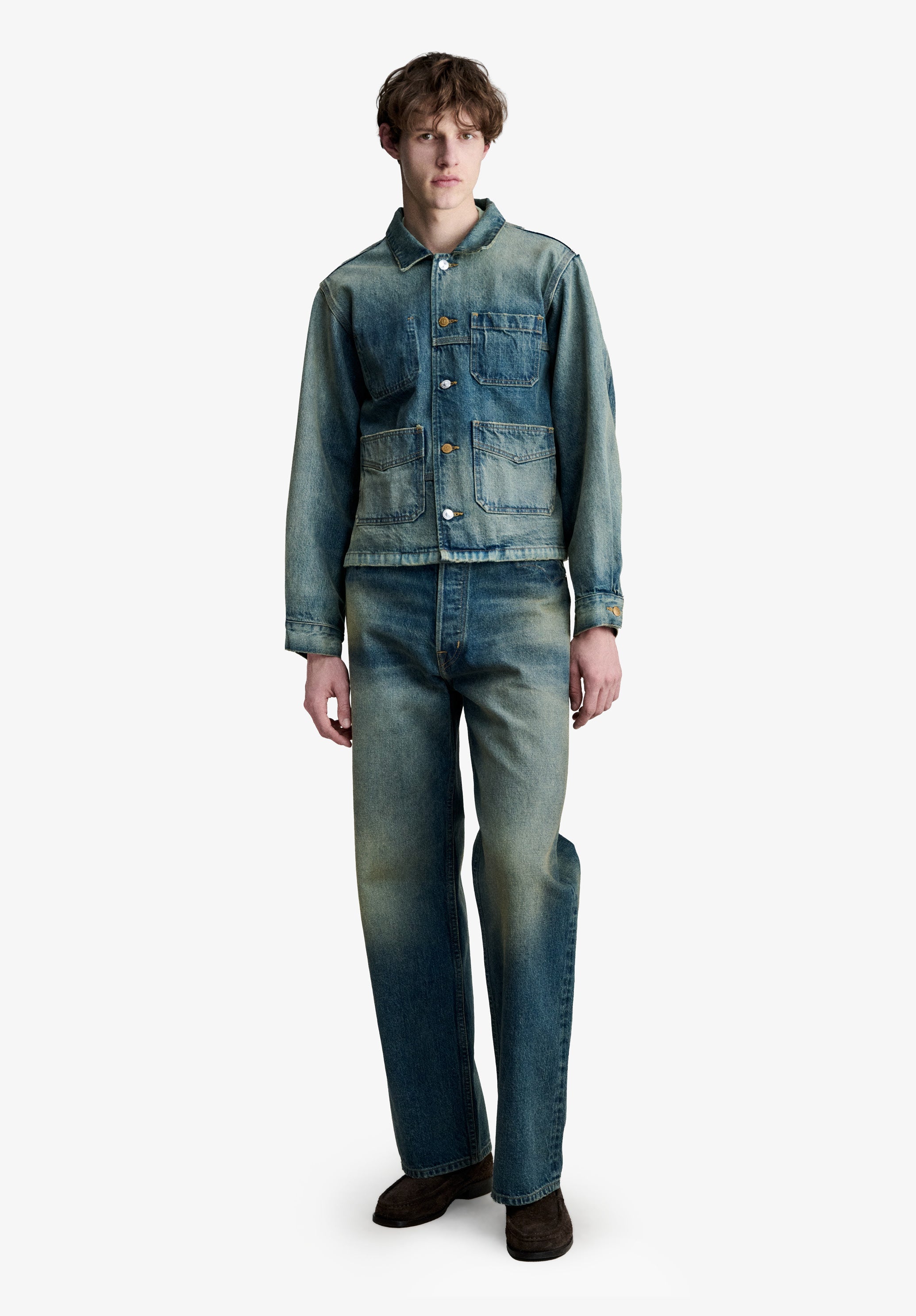A.P.C. x Brain Dead Selvedge chore jacket - 1