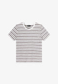 Striped linen T-shirt - 0