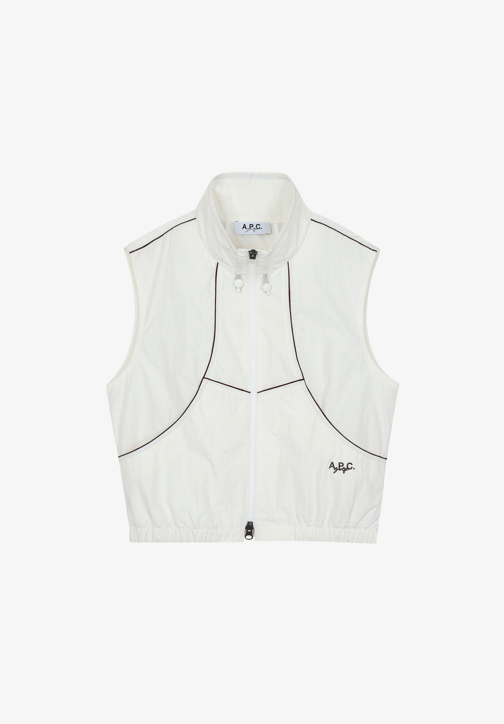 Sleeveless windbreaker - 0