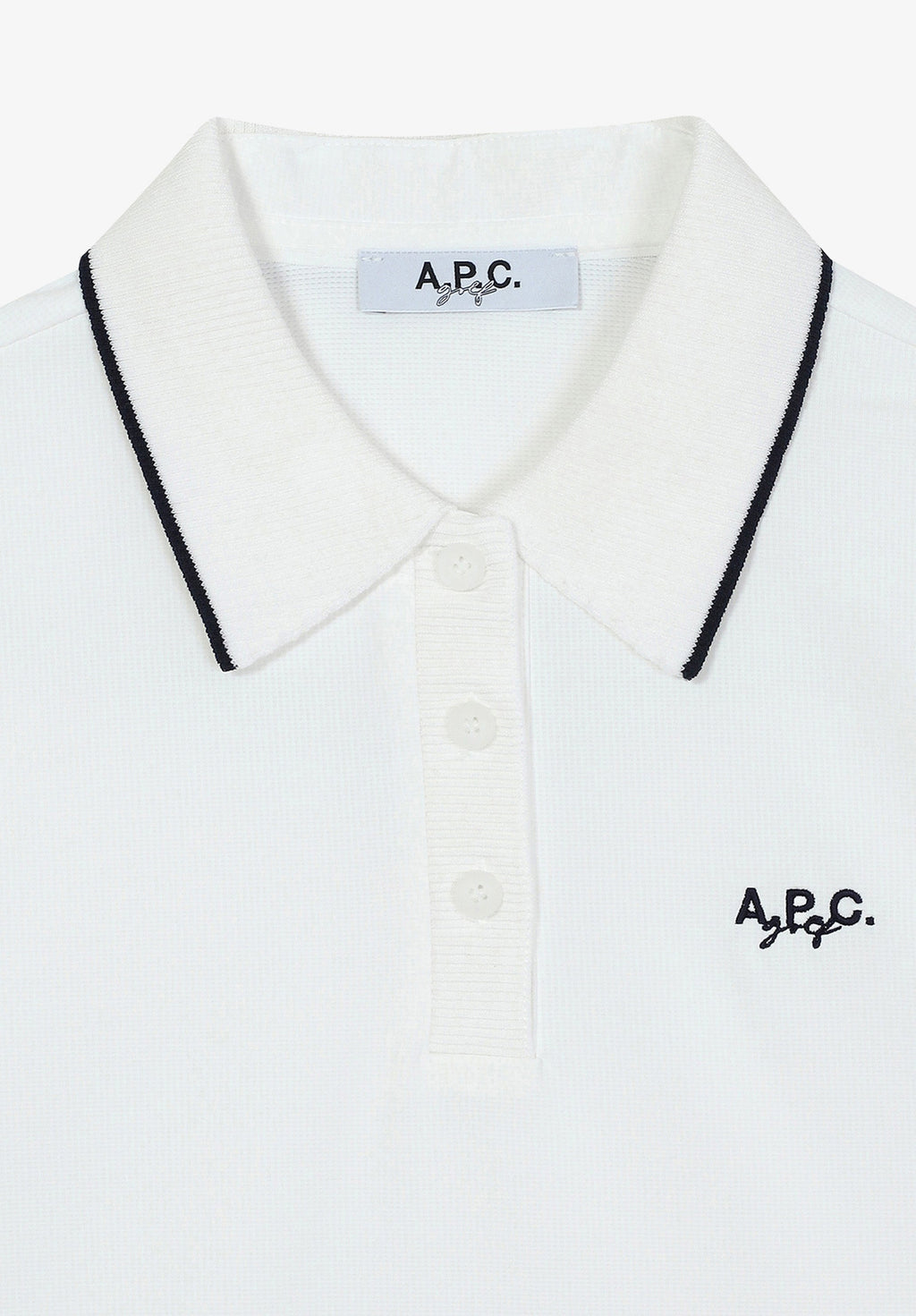 A.P.C. Golf logo polo shirt - 4