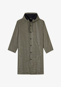 Long, loose khaki parka - 0