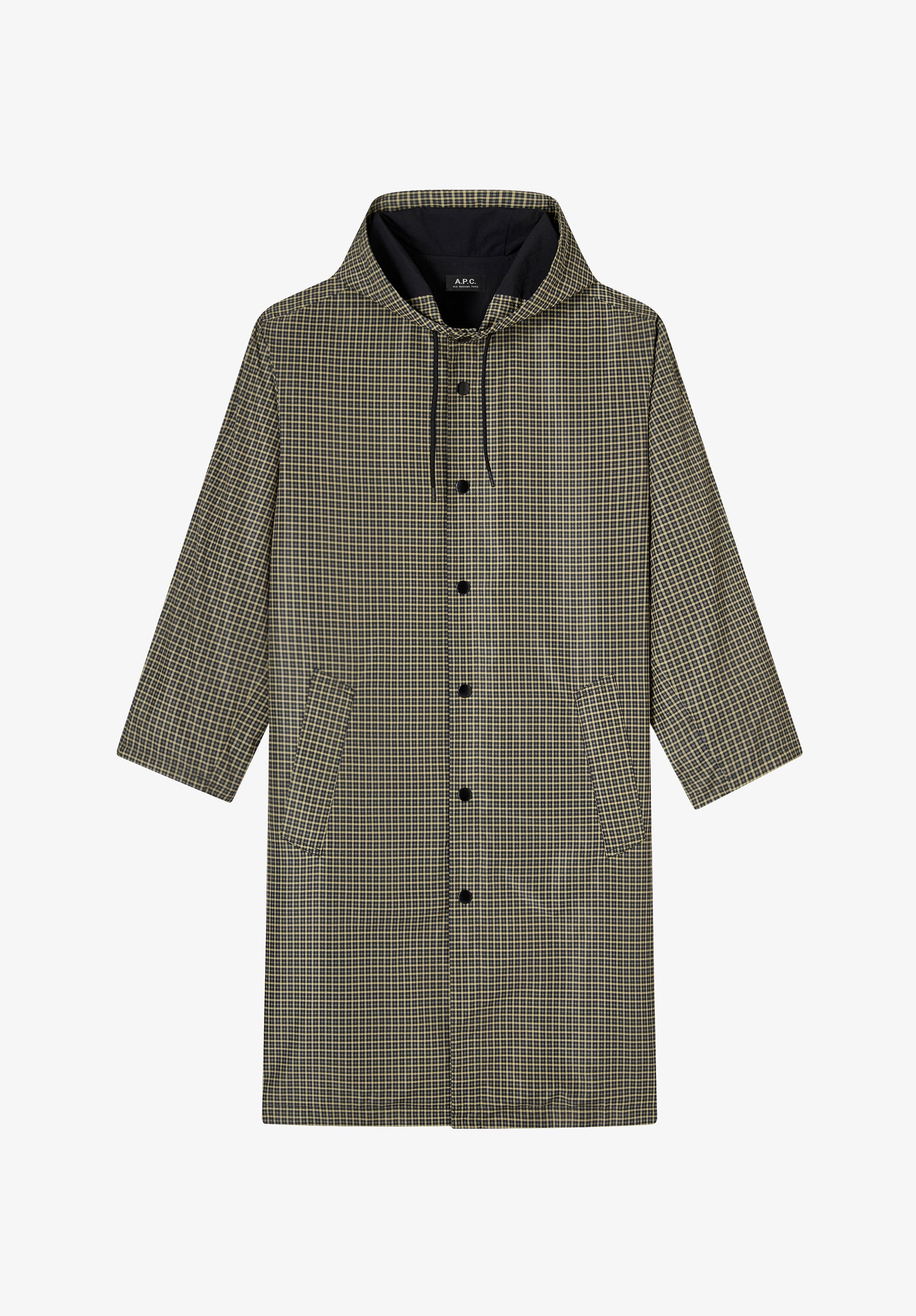 Long, loose khaki parka - 0