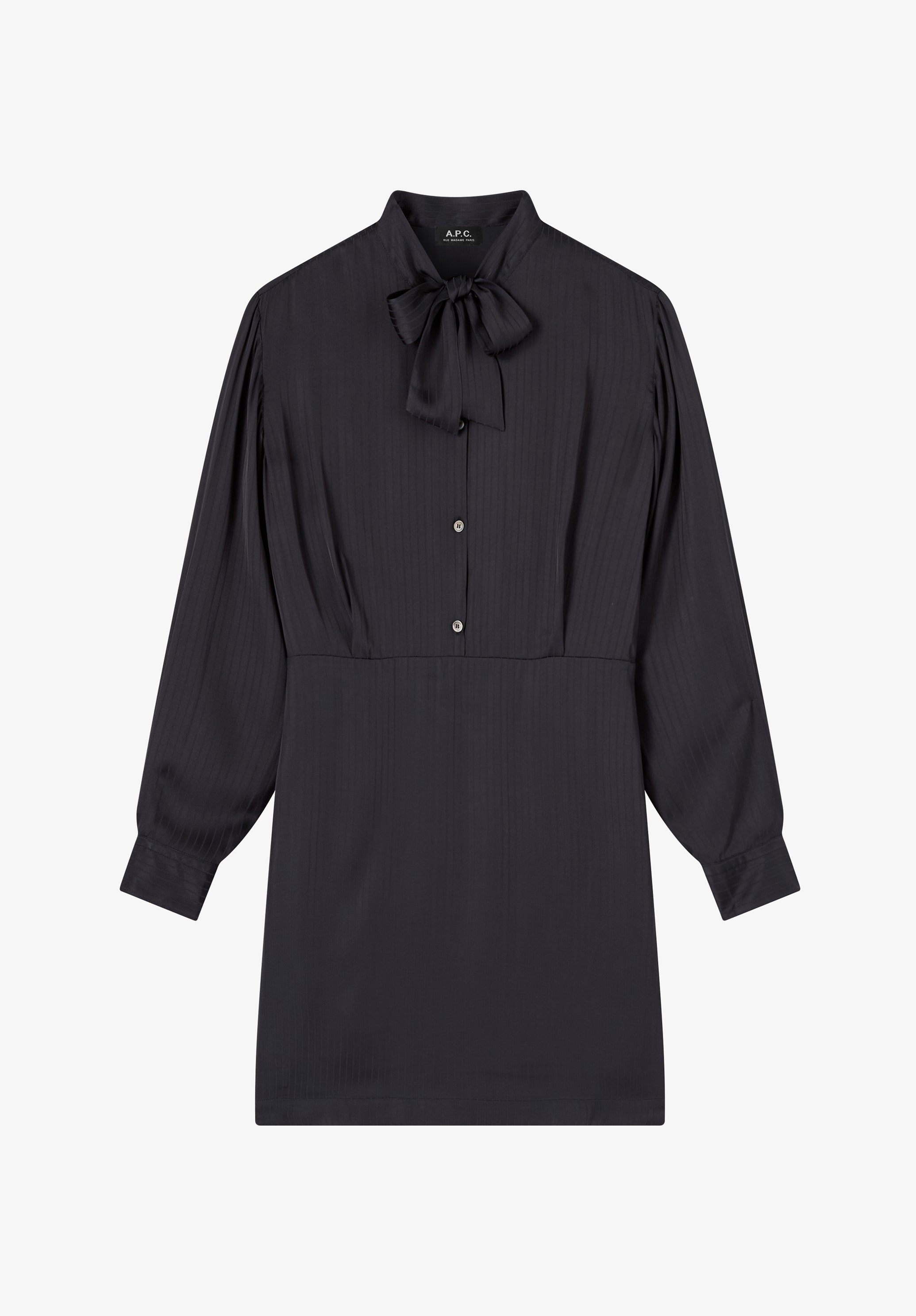 Flowing navy blue dress - 0