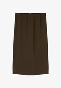 Long dark green skirt - 0