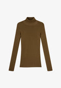Narrow-rib polo neck jumper - 0
