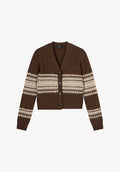 Jacquard-motif cardigan - 0
